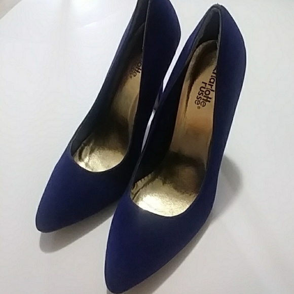 Charlotte russe suede high heels - Picture 6 of 6